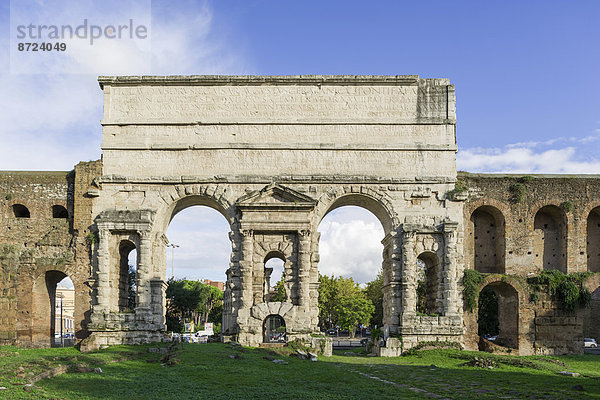 Porta Maggiore und Aurelianische Mauer  Rom  Latium  Italien