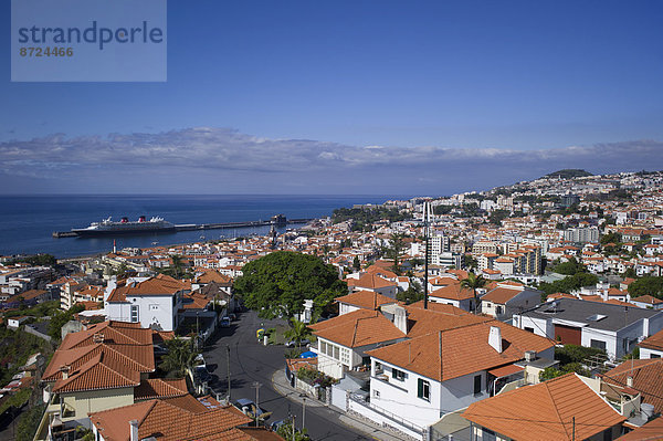 Stadt Ansicht Funchal Madeira Portugal