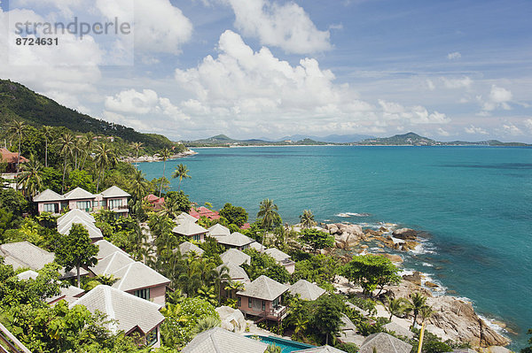 Strand Komplexität Gewölbe Bungalow Koh Samui Thailand