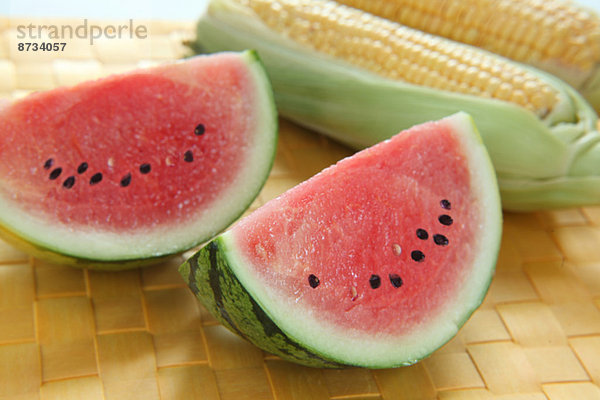 Mais  Zuckermais  Kukuruz  Wassermelone