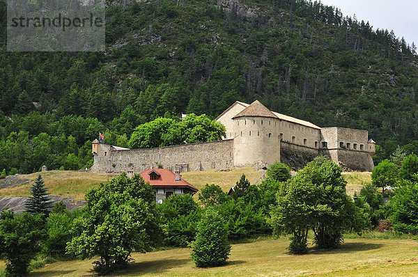 Das Fort de Savoie  von Vaban erbaut  Colmars  Alpes-de-Haute-Provence  Provence-Alpes-Côte d'’Azur  Frankreich