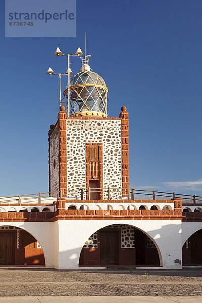 Leuchtturm Faro de la Entallada am Punta de la Entallada  Fuerteventura  Kanarische Inseln  Spanien