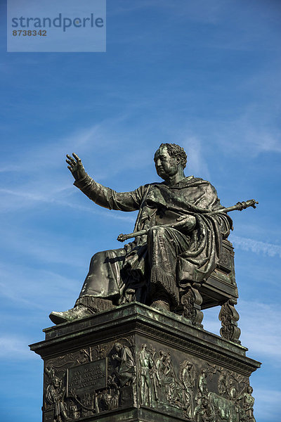 Denkmal König von Bayern  Maximilian I. Joseph  München  Oberbayern  Bayern  Deutschland