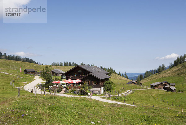 Schafbergblickhütte  Postalm  Salzkammergut  Salzburger Land  Österreich