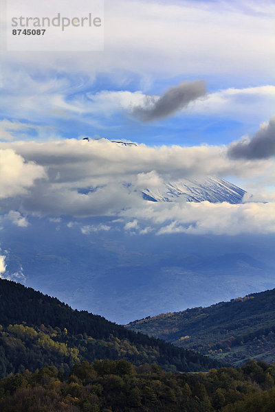 Berg  Vulkan  Ansicht  Italien  Sizilien