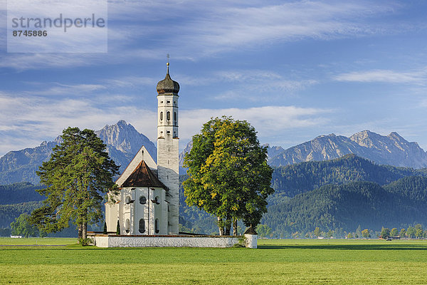 Kirche  Alpen  Bayern  bayerisch  Deutschland  Schwangau