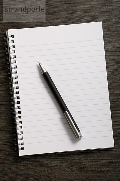 Stift Stifte Schreibstift Schreibstifte schreiben Close-up Notizblock unbeschrieben Notebook