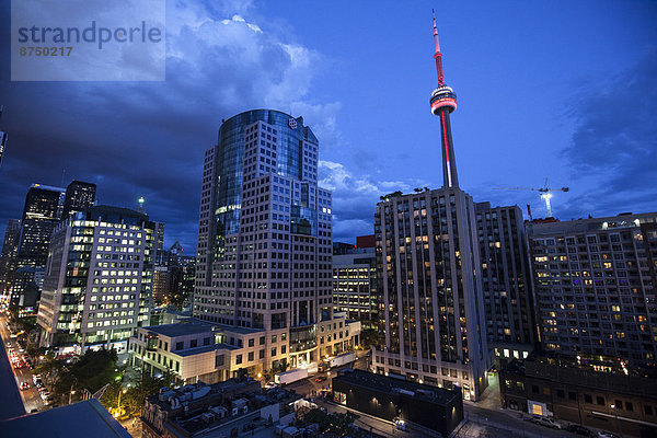 Skyline  Skylines  Nacht  Kanada  Ontario  Toronto