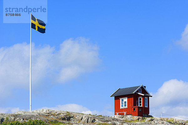 Hut on Vrango  Bohuslan  Sweden