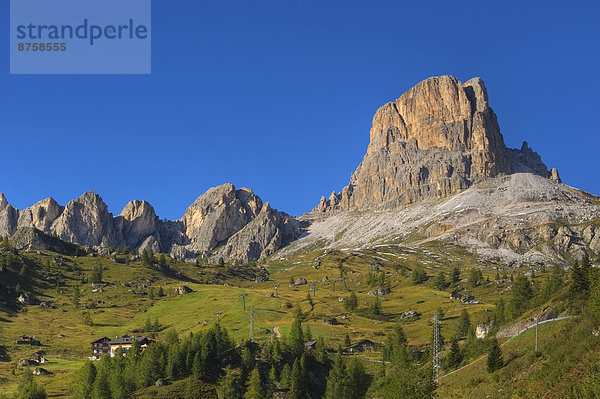 Giau Pass with Monte Averau  Dolomites  Italy