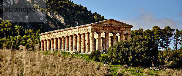 Tempel von Segesta  Sizilien  Italien