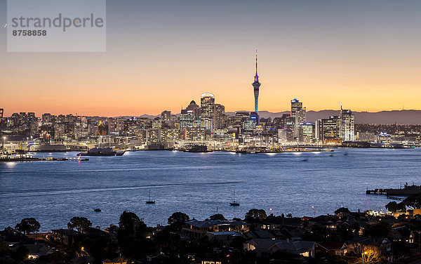 architecture atmospheric Auckland Auckland Region boats buildings city cityscape evening evening atmosphere highrises mood New Zealand nobody North Island outdoors radio tower Sky Tower skyline tower travel photography urban