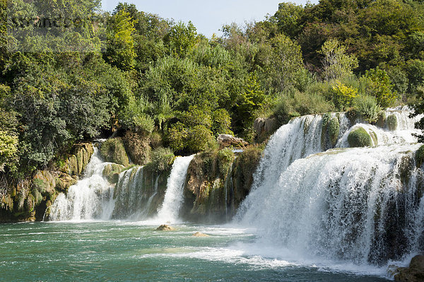 Wasserfall Skradinski buk  Nationalpark Krka  ?ibenik-Knin  Dalmatien  Kroatien