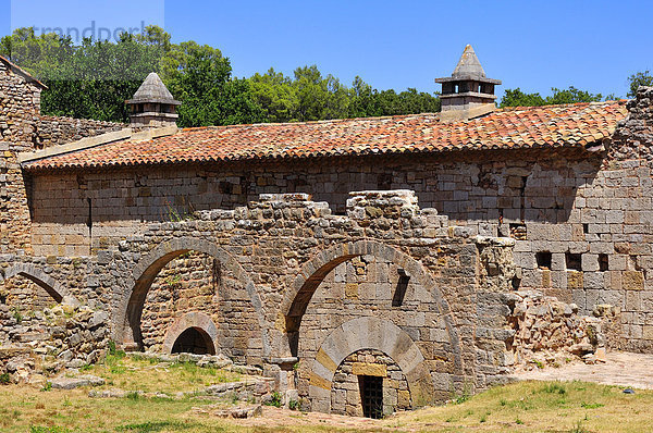Das ehemalige Zisterzienserkloster Abbaye du Thoronet  Département Var  Provence-Alpes-Côte d'Azur  Frankreich