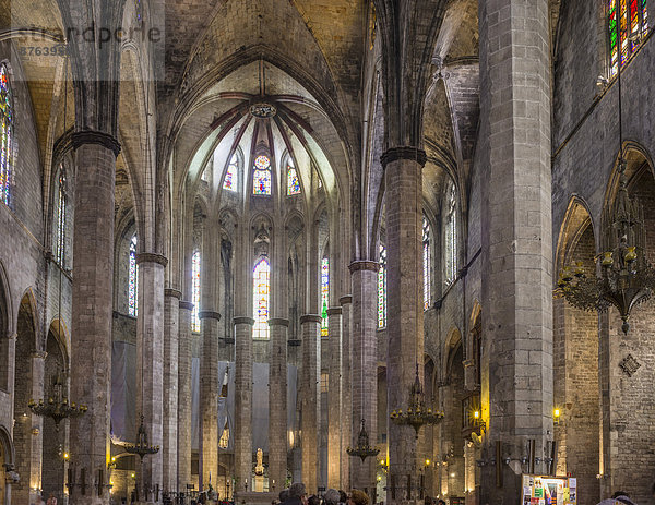 Esglesia dels Sants Just i Pastor Kirche  Barcelona  Katalonien  Spanien