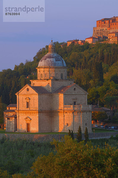 Kirche Madonna di San Biagio  Montepulciano  Provinz Siena  Toskana  Italien