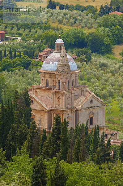 Kirche Madonna di San Biagio  Montepulciano  Provinz Siena  Toskana  Italien