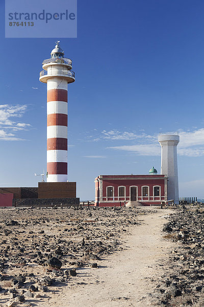 Leuchtturm Faro de Toston  El Cotillo  Fuerteventura  Kanarische Inseln  Spanien