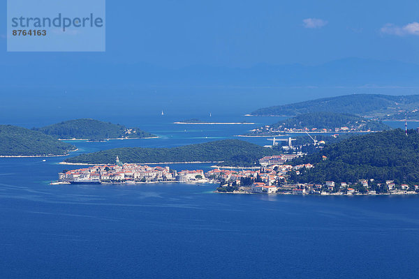 Stadt Insel Kroatien Dalmatien
