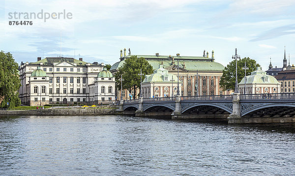 Stockholm Hauptstadt Wohnhaus Palast Schloß Schlösser Adel Gamla Stan Schweden