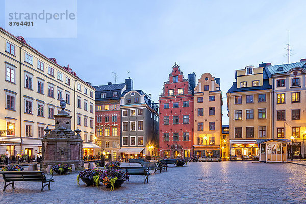 Stockholm Hauptstadt Gamla Stan Schweden