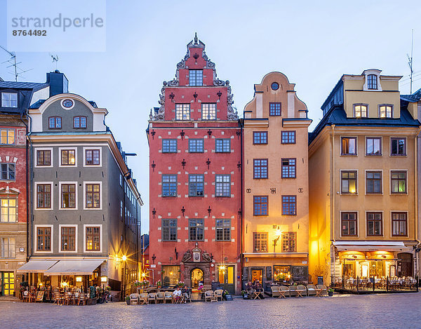 Stockholm Hauptstadt Gamla Stan Schweden