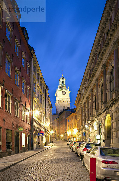 Stockholm Hauptstadt Gamla Stan Storkyrkan Schweden