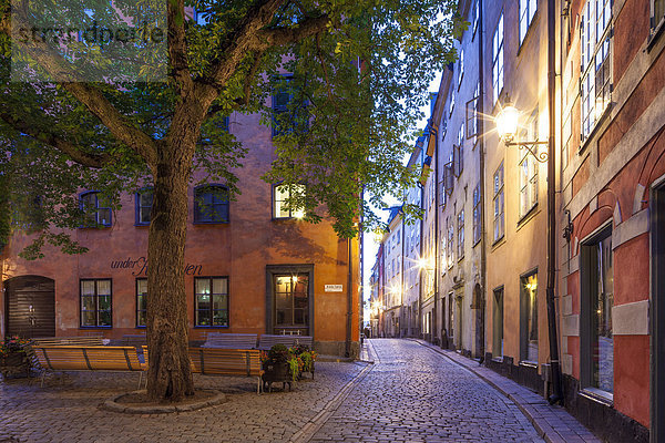 Stockholm Hauptstadt Gamla Stan Schweden