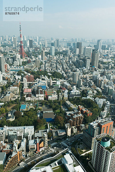 Stadtansicht Stadtansichten Tokyo Hauptstadt Japan