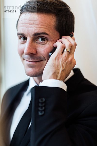 Stockholm  Hauptstadt  sprechen  Geschäftsmann  Telefon  Mittelpunkt  Handy  Erwachsener  Schweden