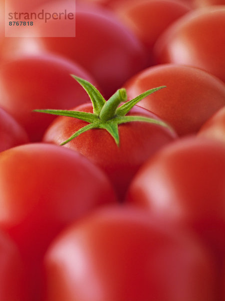 Extreme Nahaufnahme von roten Tomaten