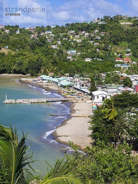 Caribbean  Saint Lucia  View of Anse-la-Raye