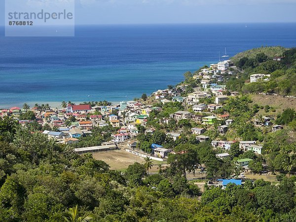 Karibik  Saint Lucia  Blick auf die Kanaren