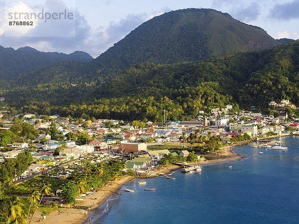 Karibik  St. Lucia  Blick auf Soufriere
