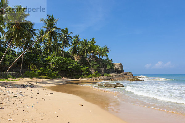 Sri Lanka  Galle  Beach at Duwemodara
