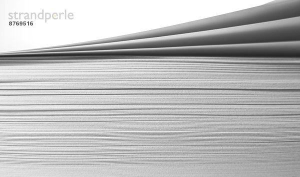 Stack of blank papers  partial view