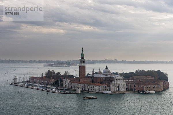Italien  Venedig  Blick von Campanile nach San Giorgio Maggiore