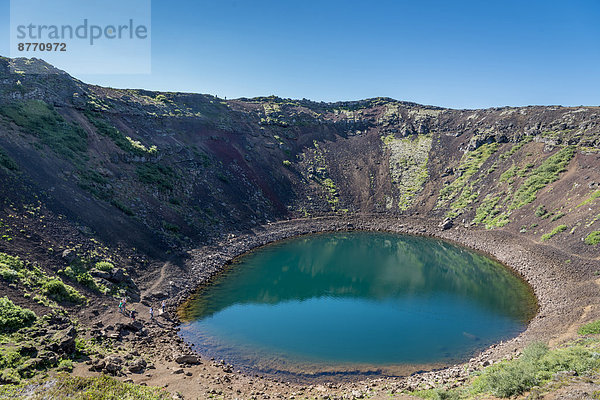 Island  Grimsnes  Kerid  Vulkankrater