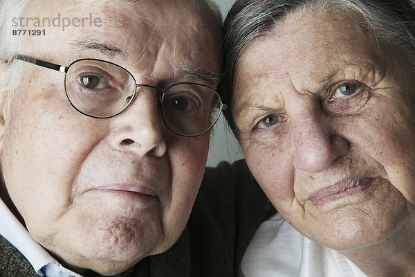 Porträt eines älteren Paares  Nahaufnahme