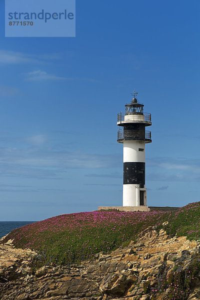 Spanien  Galizien  Faro de Illa Pancha (Ribadeo)