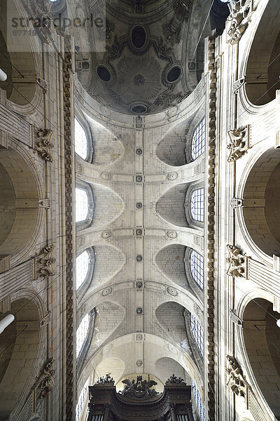 Deckenkonstruktion katholische Pfarrkirche Saint-Sulpice de Paris  Saint-Germain-des-Prés  Paris  Île-de-France  Frankreich