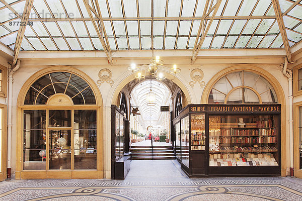 Galerie Vivienne  Einkaufspassage  Paris  Region Île-de-France  Frankreich