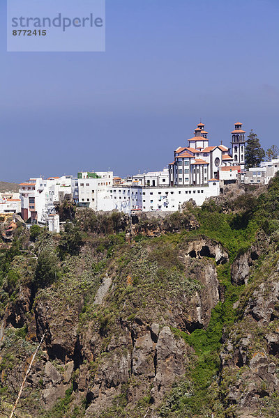 Stadt Kirche Ansicht Kanaren Kanarische Inseln Gran Canaria Spanien