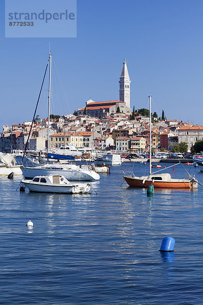 Hafen Stadt Geschichte Kirche Kroatien Istrien Rovinj