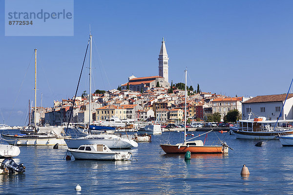 Hafen Stadt Geschichte Kirche Kroatien Istrien Rovinj