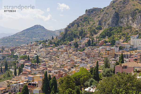 Städtisches Motiv Städtische Motive Straßenszene Straßenszene Italien Sizilien Taormina