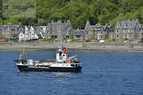 Großbritannien Stadt frontal Schiff verschiffen Argyll and Bute Betrieb Schottland