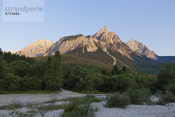 Österreich  Tirol  Blick auf die Ehrwalder Sonnenspitze