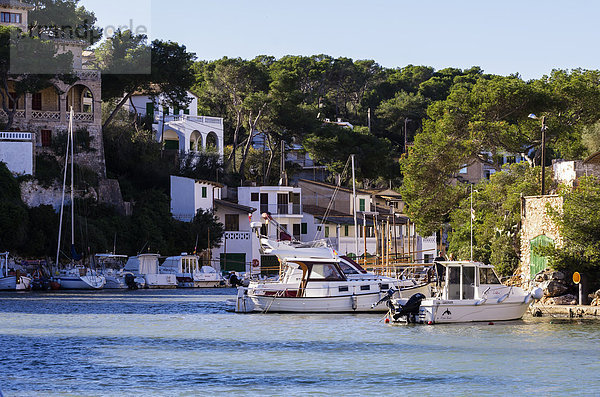 Spanien  Balearen  Mallorca  Santanyi  Blick auf das Dorf