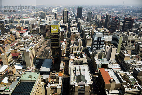 Südafrika  Johannesburg  Überblick über die Innenstadt